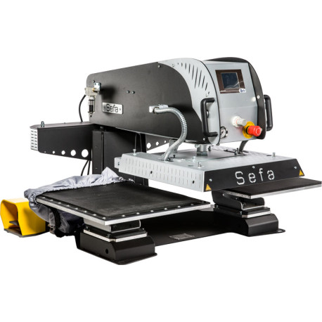 Plancha neumática doble plato automática con plato hinchable 40×50